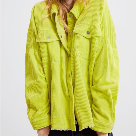 zara neon jacket